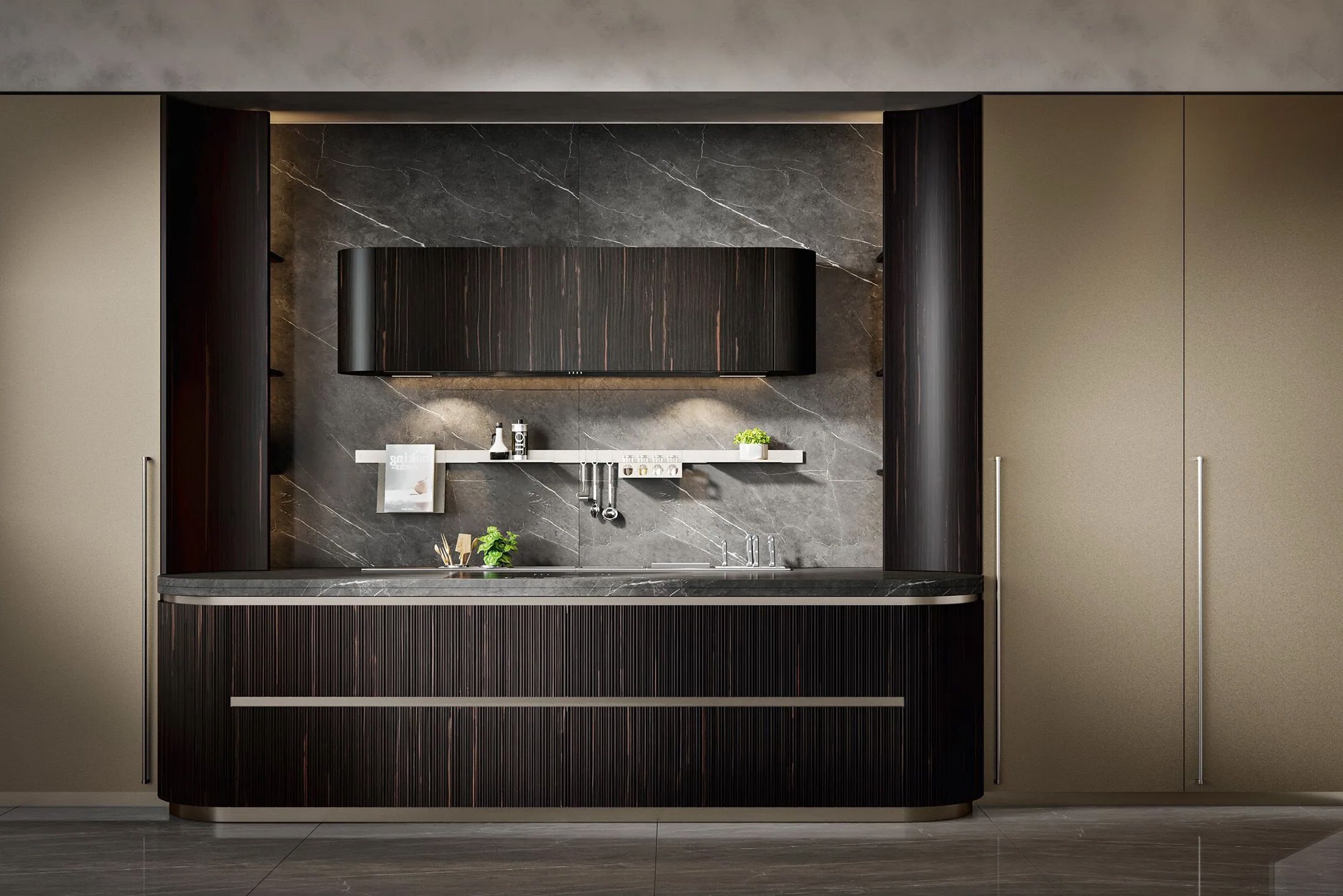 Tall Cabinet Walls